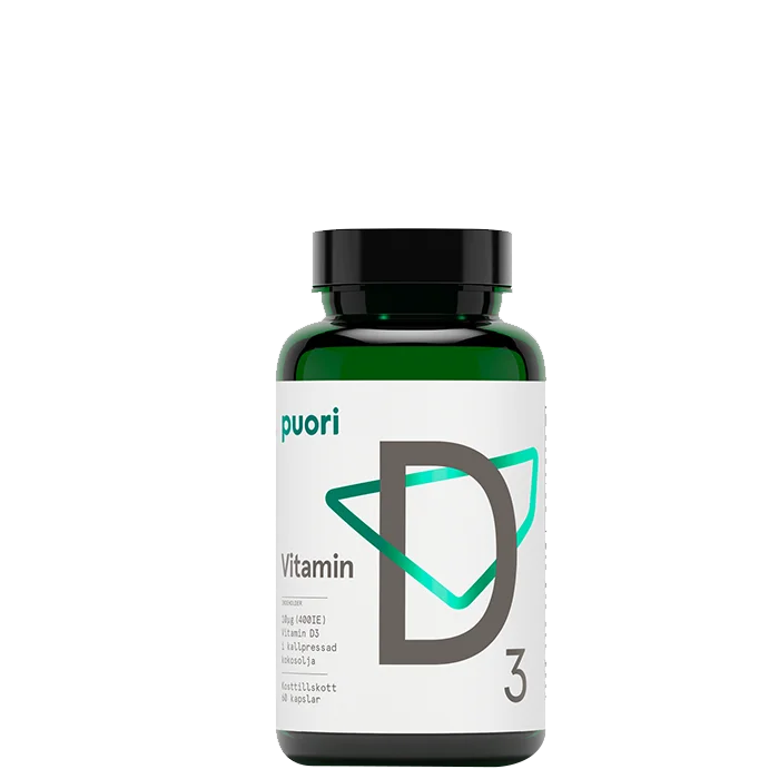 Puori D-Vitamin 400 60 kapslar