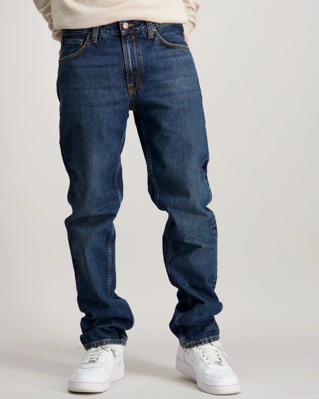 Nudie Jeans Gritty Jackson Blue Soil Blauw Jeans Jongens - Kids Brand Store