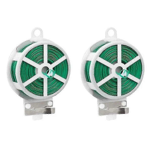 Have Twist Ties Wire med Saks, 164FT/50m Genanvendelige Plantestøttebånd, Bløde Twist Ties Plante Wir