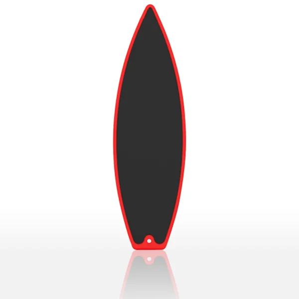 Finger Surfboard - Snygg fingerboardleksak - Surfa på vinden - Minibord för barn och surfare som vill finslipa sina surffärdigheter (Red Shred)