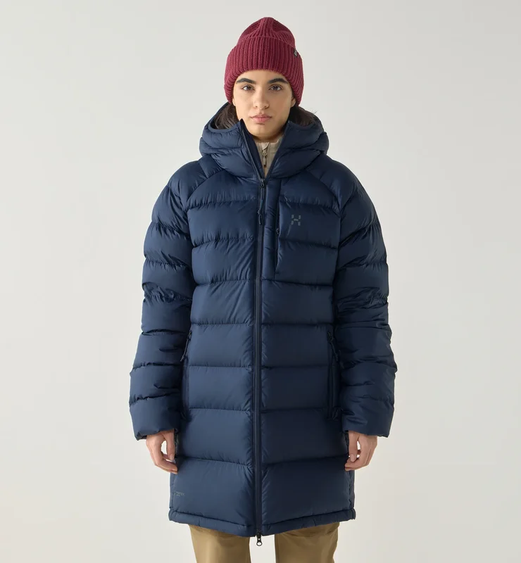 Haglöfs Rosson Down Parka Women Tarn Blue - S