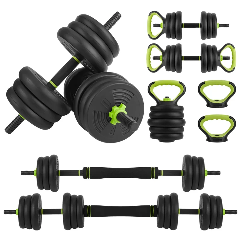 AliExpress - Verstellbares Kurzhantel-Set, 44 Pfund Freihantel-Set, 4-in-1 Kurzhantel-Langhantel-Kettlebell, Heimfitnessgeräte für Männer und Frauen