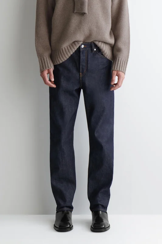COS Homme Jean Signature Selvedge Regular Droit in Bleu