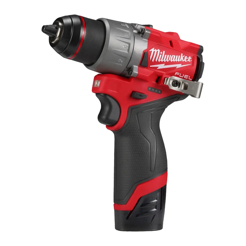 Milwaukee M12 FDD2-202X Borrskruvdragare med batteri och laddare, Maskiner