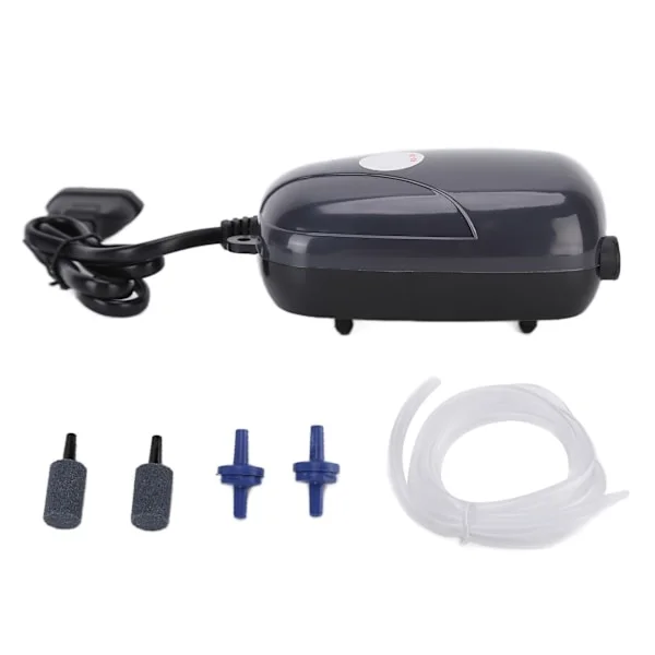 Oxygen Pump Small Professional Silent Oxygenation Aquarium Air Pump EU Plug 220V for Fish Farming Double Hole