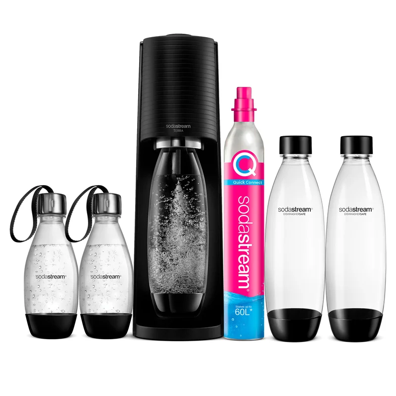 Sodastream Terra hiilihapotuslaite Gigapack, musta