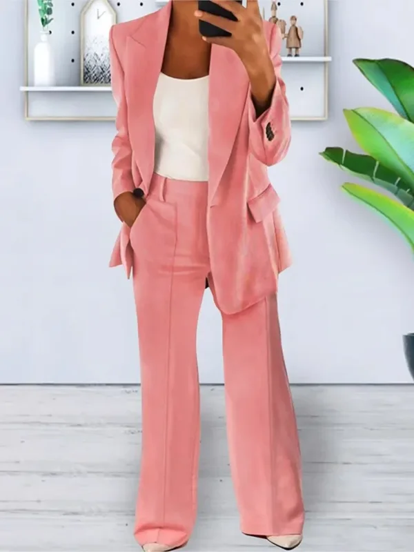 AliExpress - Herbst Mode Neue frauen 2PCS Hosen Sets Business Büro Damen Formale Blazer Und Hosen Sets Trainingsanzug Sets Weibliche outfits