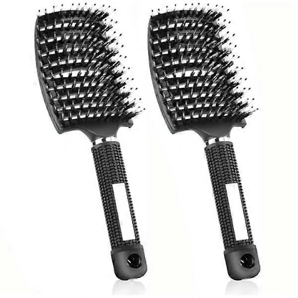 2-pack hårborstar – Borste Kompatibel med alla hårtyper