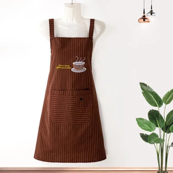 Dam Overall Förkläde Köksförkläden KAFFE