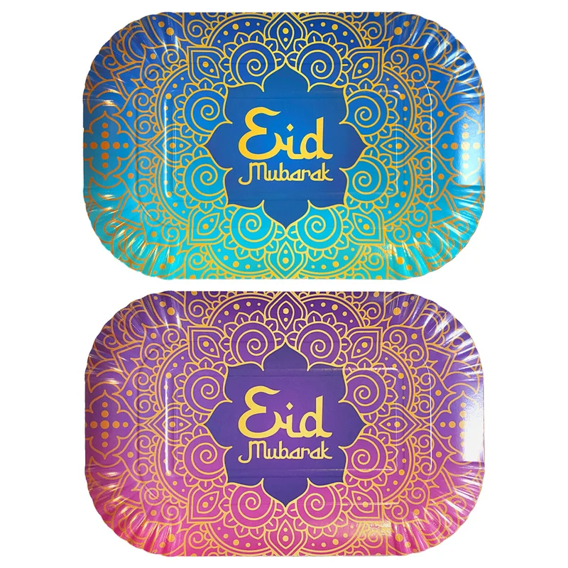 Eid Mubarak Serveringsbrickor 2-pack
