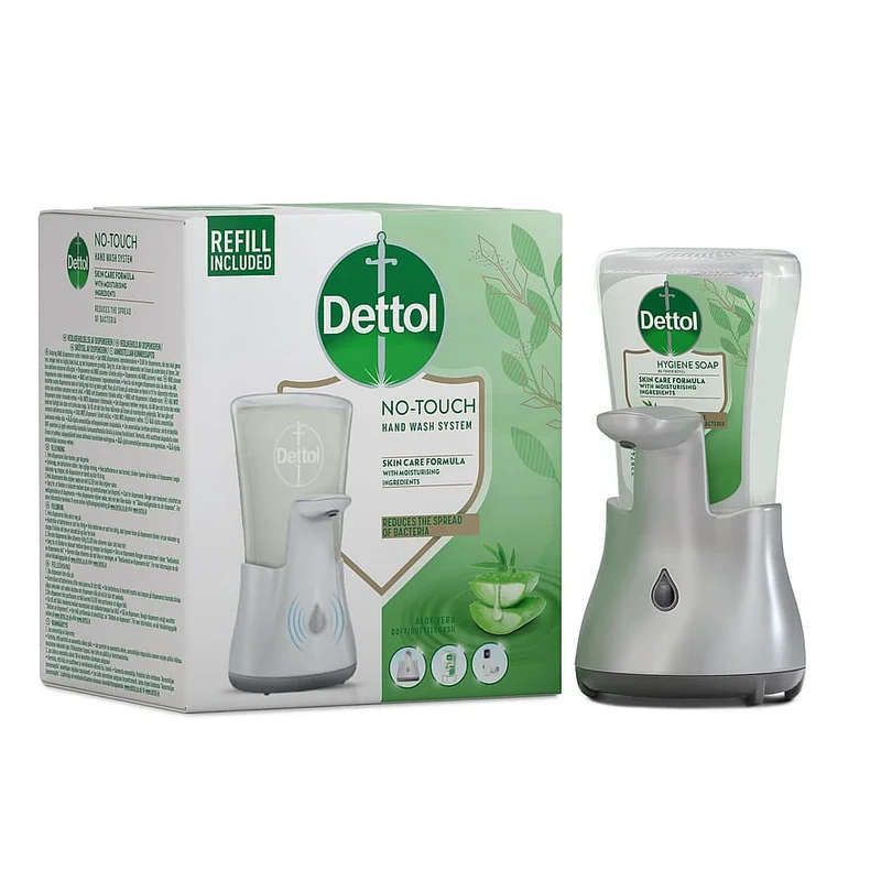 Dettol No Touch Soap Starter Kit Aloe Vera 250 ml, Hudpleje, Håndpleje, Håndsæbe