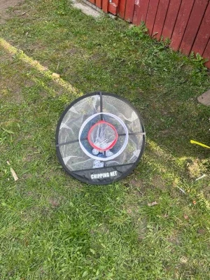 Golf chipping-nät med bollar