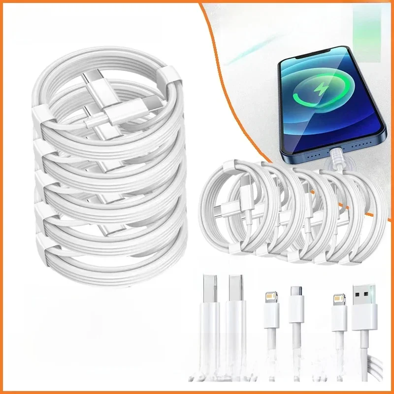 AliExpress - Câble USB de Type C PD 30W 66W, pour Apple iPhone 16 15 14 13 11 Pro Max 12 Mini 7 8 Plus XS R, câble de Charge rapide USB C