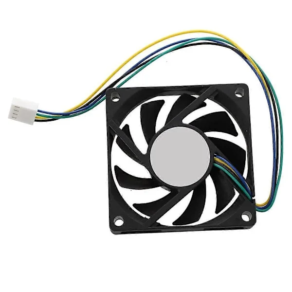 70x70x15mm 12V 4-stifts PWM PC Dator Chassi CPU Kylare Fläkt Svart