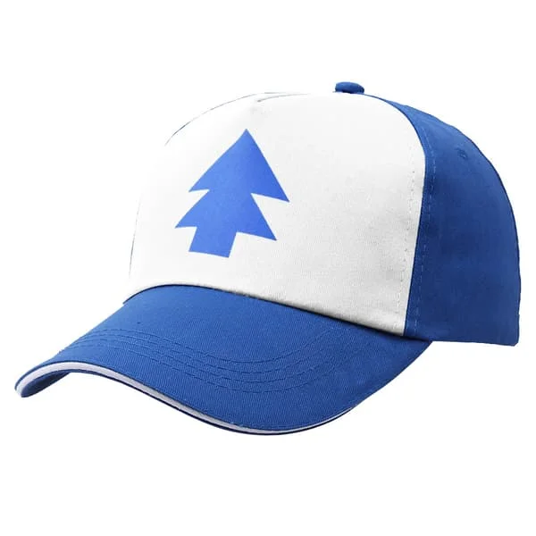 Tegneserie-Fyrretræ Hatte Gravity Falls Dipper Baseball Kasketter Cosplay Tilbehør Hat Lærred Justerbar Drenge Bomuld Fyrretræ Kasket Gave