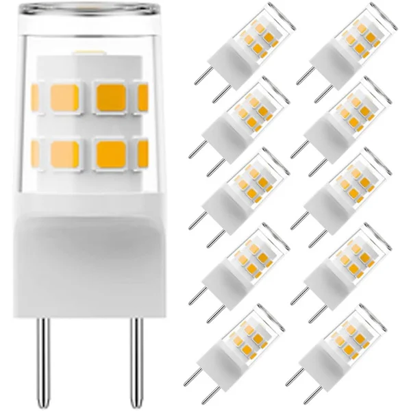 10 stk G8 LED-pære 3W tilsvarende G8 halogenpære 3w