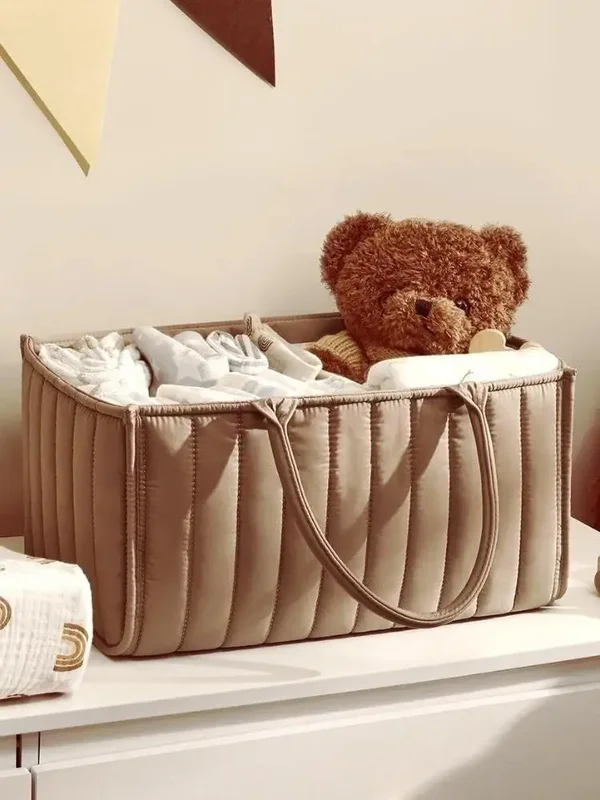 AliExpress - Organisateur de couches pour bébé grande capacité, beige floral, multifonctionnel, pliable, sac à langer portable multi-poches