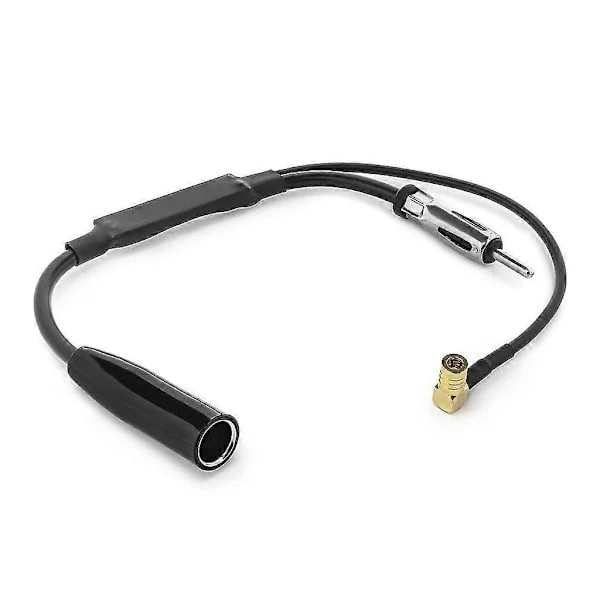 Uppgraderad DAB Bilantenn Splitter SMB Adapter DIN-kontakt Bilradio DAB+ Antenn