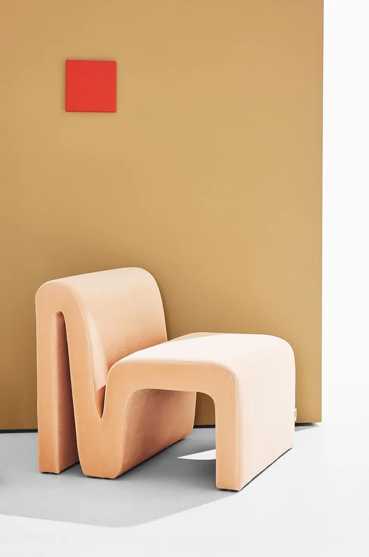 Pastill - Odette lænestol - Rosa - Lænestole - Fra Homeroom
