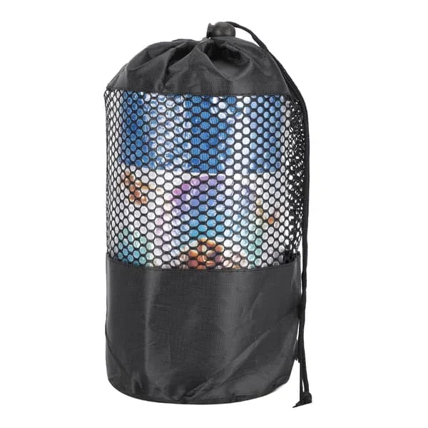 Yogamatta Överdrag Halkfri Yogamatta Handduk Träningsfilt för Yoga Gym 183 x 63cm (Himmelsblå)
