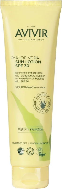AVIVIR Aloe Vera Sun Lotion SPF 30 150 ml, Hudpleje, Solcreme & Solpleje, Solcreme