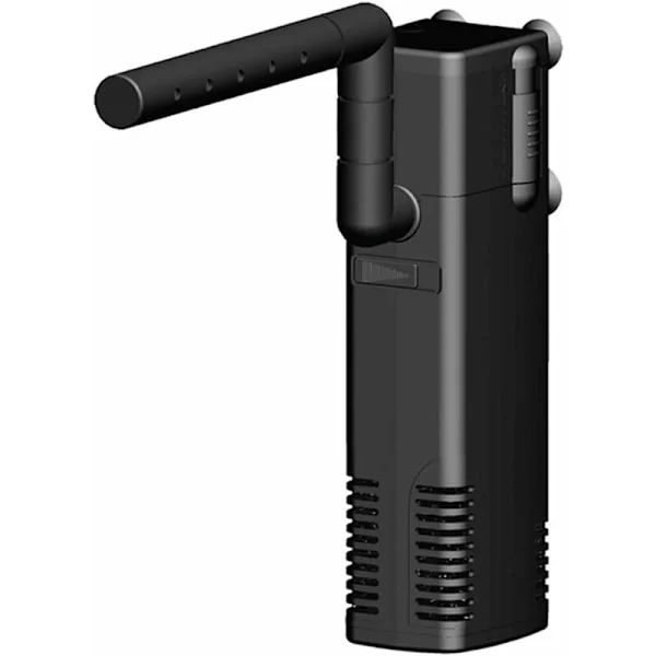 Akvariehjørnefilter, internt filter med akvariepumpe, filter til akvarier, akvariefilter, 3W 300l/H