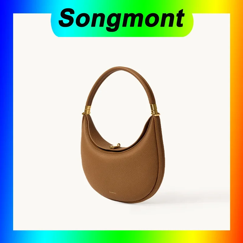 AliExpress - Songmont – sac à courbure en forme de lune moyenne, série couche de tête en cuir de vache, sac en croissant de grande capacité, épaule 