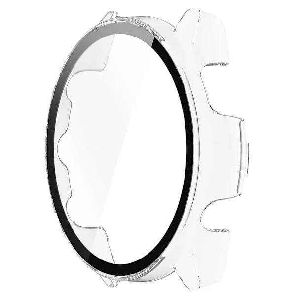 Huamade PC-fodral med skärmskydd i härdat glas för Garmin Forerunner 265 Smart Watch