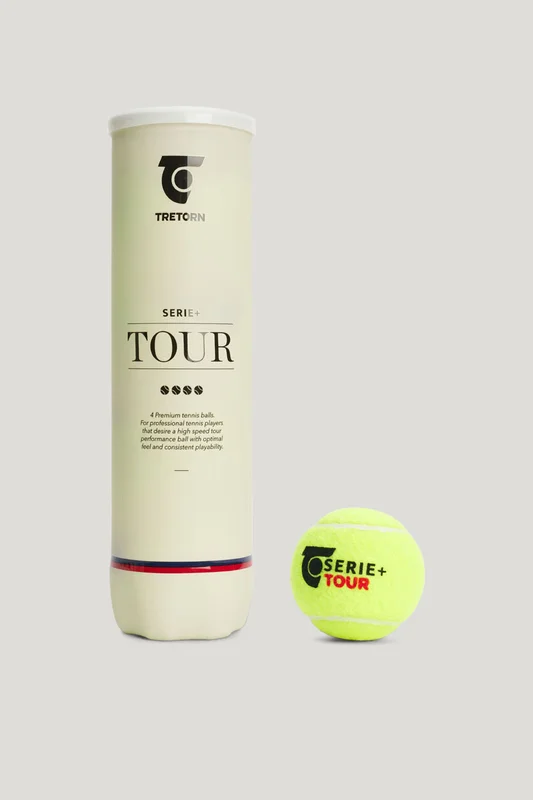 Tretorn Serie+ Tour 4 Tube — Tennisball Damen/Herren — Gelb | Oberbekleidung, Gummistiefel, Jacken & Regenbekleidung für Damen, Herren & Kinder