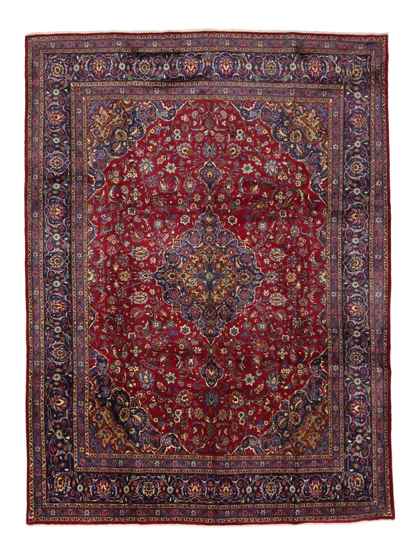 Orientalisk Kashmar Matta 293X388 Mörkröd/Svart Stor (Ull, )