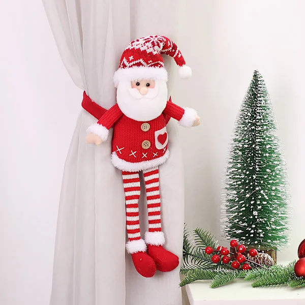 Christmas Curtain Buckle - Long-legged Old Man, Doll Curtain Hook
