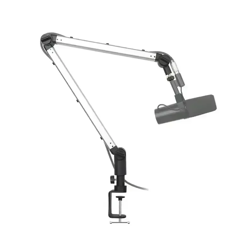AliExpress - Ensemble de microphone de studio cardioïde dynamique SHURE SM7B - Microphone d'enregistrement pour scène en direct en métal noir avec 