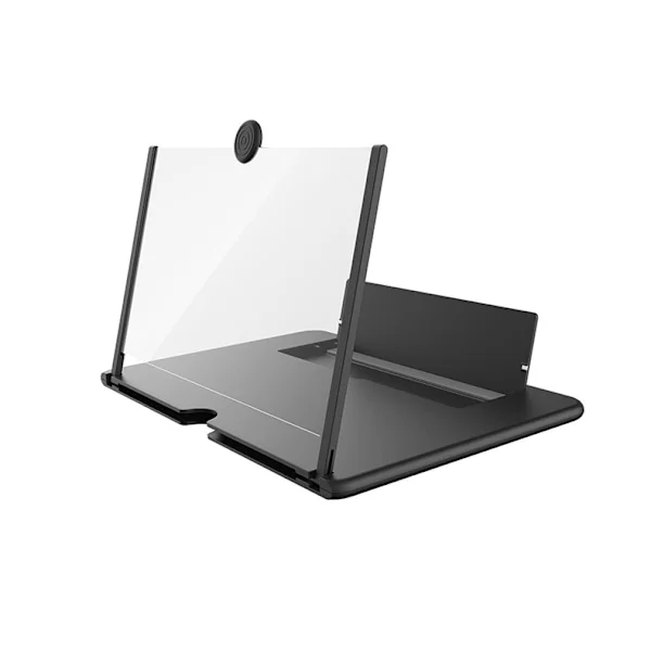 12-pak Tums Smartphone Skærmforstørrer 3D Skærmforstørrer Foldbar Standholder