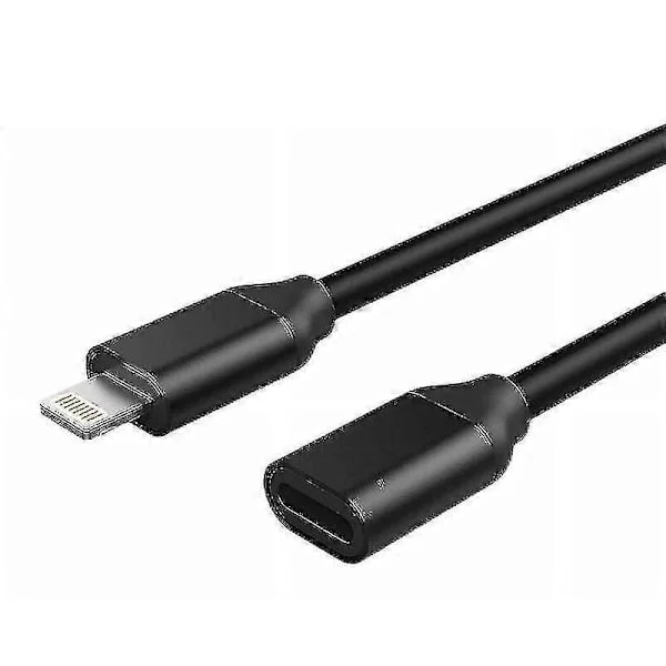 1m Lightning Forlængerkabel Til Iphone Ipad, Iphone Forlængerkabel Apple Mfi Certificeret Hun Til M