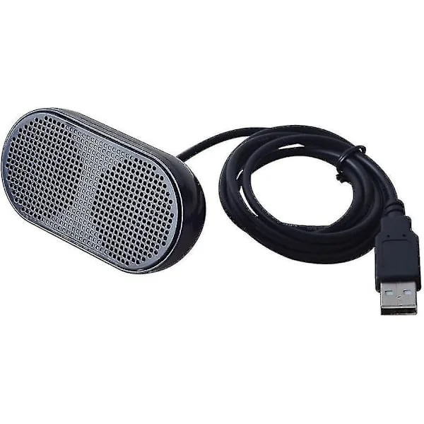 Honkyob USB Mini Kaiutin Tietokoneen Kaiuttimet Virtalähteellä Stereo Multimedia Kaiuttimet Kannettavalle Tietokoneelle (Musta)