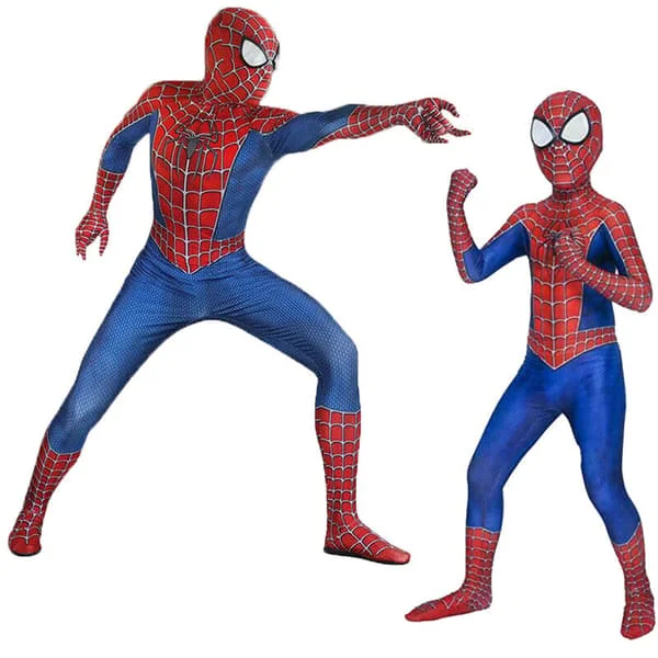 SpiderMan Cosplay Kostume Voksen Far From Home Raim Outfit Fest cm