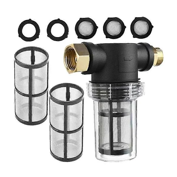 1 Set Inline Water Filter Garden Hose Filter Water Hose Filter Hose Water Filter Hose Filter - In stock