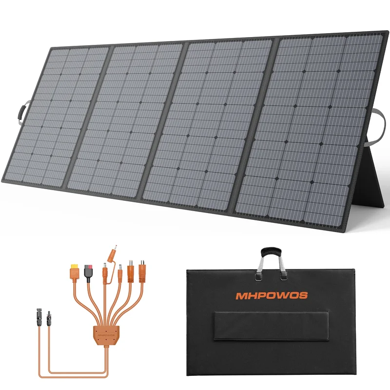 AliExpress - MHPOWOS 400W 220W 110W chargeur solaire Portable étanche pliable panneau solaire pour Camping RV jardin toit hors réseau système