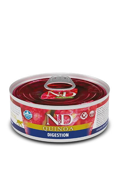 Farmina N&D Quinoa Digestion Per Gatti Adulti Lattina 80g