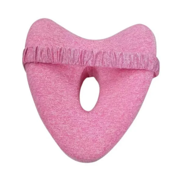 2026 Ny Superbekväm Sidoliggande Knäkudde, Ortopedisk Kudde i Memory Foam rosa