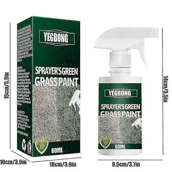 Grøn Græsmaling Spray Langtidsholdbar Turf Maling Forbedre Plettede Dvale Gulnende Græsser Til Græs