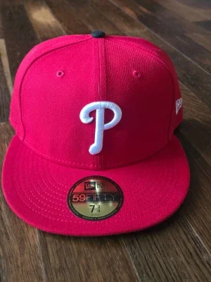 Röd New Era 59FIFTY keps
