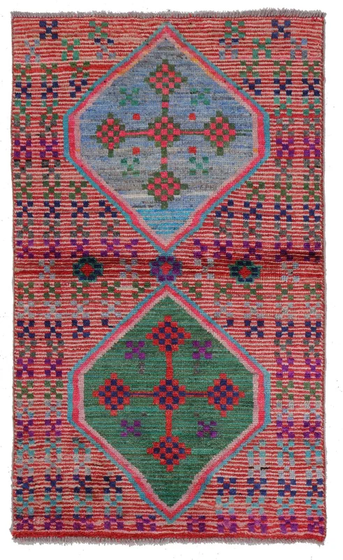Tapis Berbère Colourful 85X146 (Laine, )