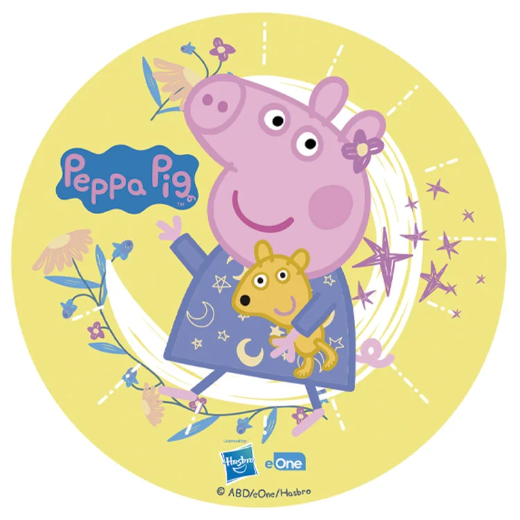 Greta Gris/Peppa Pig Tårtbild 15,5cm - Partyninja.se