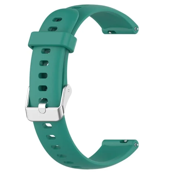 16 mm klokkerem i silikon for Huawei og Casio-klokker - Grønn