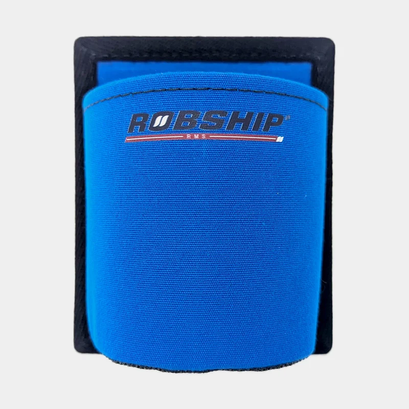 Suporte para garrafa Robship Essential Cup Holder Azul Real, 12 x 8 x 15.5 cm, para 1 garrafa/lata Ø7 cm, azul marinho + tampões de fixação