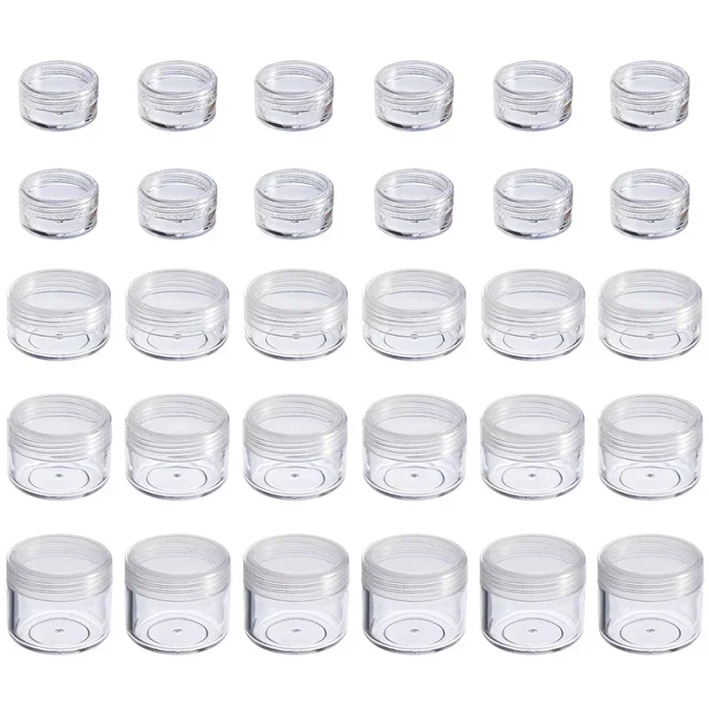 AliExpress - 10Pcs 2g 3g 5g 10g 15g 20g 30g Kunststoff Kosmetik Make-Up box Nail art Lagerung Topf Container Klar Probe Lotion Jar