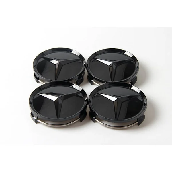 MB04 - 75MM 4-pack Centrumkåpor Mercedes Benz