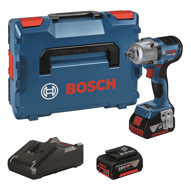 Bosch GDS 18V-450 PC Muttertrekker med batteri og lader, Maskiner