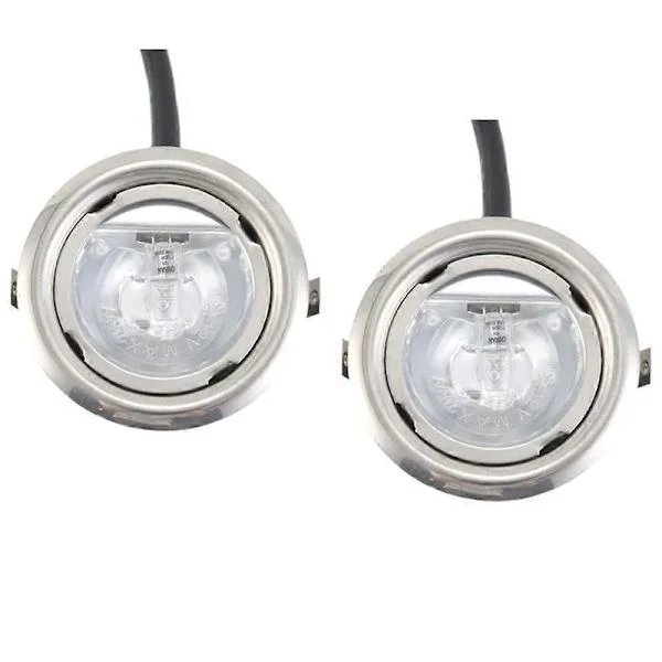 2 ST 20W Halogenlampa för Köksfläkt 65mm Klart Glas 12V AC för Köksfläkt och Ventilationsfläktbelysning